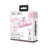ARGO 20w TypeC quick charge input & output Lightning plug in super charge-Pink I  Type C + Lightning I Power Bank