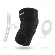 BRACOO KB30 Knee Fulcrum Wrap Dual Splints Stabilizer with Fixation Pad (One size)