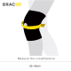 BRACOO KB30 Knee Fulcrum Wrap Dual Splints Stabilizer with Fixation Pad (One size)