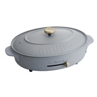 BRUNO Oval Hot Plate - Blue