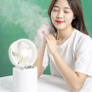 Benks F18 Humidifier USB Fan - White