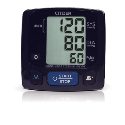 CITIZEN CH-618 Digital Blood Pressure Monitor - Wrist Type (Black)