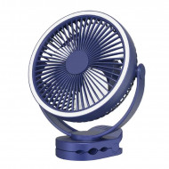 Codes Codes 8.5" Wireless Rechargeable Fan - Blue I 10000mAh I Night Light