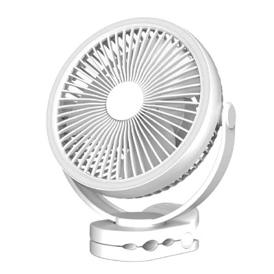 Codes Codes 8.5" Wireless Rechargeable Fan - White I 10000mAh I Night Light