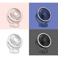 Codes Codes 8.5" Wireless Rechargeable Fan - White I 10000mAh I Night Light