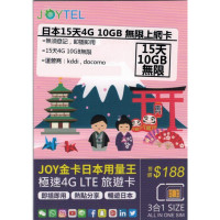 Docomo - JOYTEL Japan 15-Day 10GB Data Sim - Last used date: 30/06/2023