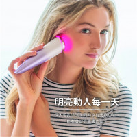 DIXIX Facial Cleansing Brush with LED Light - White (DPC3018)