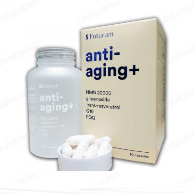 Futurum 科宁 ANTI-AGING 独家5合1配方 NMN 20000 80粒装|此日期前最佳：2026年05月16日