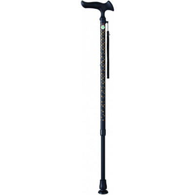 Fuji Home Walking Stick with Suction Cup Bottom plug (Black) WB3791