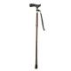 Fuji Home Walking Stick Single-Leg Folding Crutches (Brown) WB3714 | Made in Taiwan | Japan SG Safety Certification