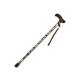 Fuji Home Walking Stick with Natural Wood Handle(Red Flower) WB3717| Made in Taiwan | Japan SG Safety Certification