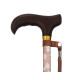 Fuji Home Walking Stick with Natural Wood Handle(Pink Flower) WB3934| Made in Taiwan | Japan SG Safety Certification