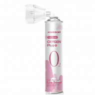 HAWKINGVS Oxygen Plus 便携式纯氧气瓶 (面罩式) 氧气罐 [1枝装 |1000ml ] |(不能寄海外) 