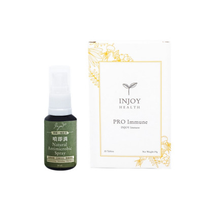 INJOY Health - Flu defence combo (Natural Antimicrobic Spray x 1 + PRO Immune x 1)