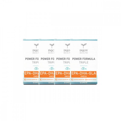 INJOY Health - EPA-DHA-GLA Omega Power Formula Triple - 30 capsules x 4