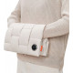 JISULIFE HW06 Soft Electric Heated hand Muff - Beige I Graphene Instant Heating I Warm Hands, Waist, Belly, Palace