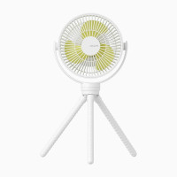 JISULIFE FA24 Octopus Mini Fan - White|4000mAh|Type C fast charge|Baby Friendly Design|Pram|Pet Carriage