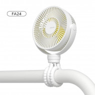 JISULIFE FA24 Octopus Mini Fan - White|4000mAh|Type C fast charge|Baby Friendly Design|Pram|Pet Carriage