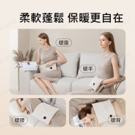 JISULIFE HW05 PRO Foldable Electric Heated Hand Muff | Graphene Heat | Warm for Hands, Waist, Belly, Palace