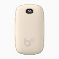 JISULIFE NS03 2-in-1 Intelligent Digital Display Hand Warmer - Beige I 9000mAh I USB-C Fast Charging 