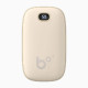JISULIFE NS03 2-in-1 Intelligent Digital Display Hand Warmer - Beige I 9000mAh I USB-C Fast Charging