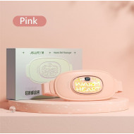 JISULIFE UW05 Heated Belt Massager - Pink I Graphene Heating I Dual Use for Waist and Abdomen