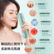 日本JUJY Aqua Peeling 灌肤级家用智能暖吸冷收毛孔清洁机 I 温热导出软化角质 I 水氧渗透补水 I 冰疗收缩毛孔 镇静肌肤