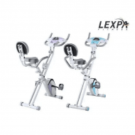 LEXPA YA150 X-Bike - Purple | 8 Gears of Resistance | Foldable | No Noise
