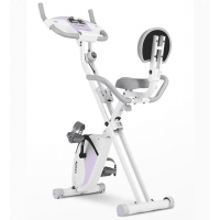 LEXPA YA150 X-Bike - Purple | 8 Gears of Resistance | Foldable | No Noise