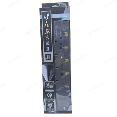 MEC x JT - MPD-4USB/6" Power Strips | Power Bar (Metallic Grey) | 4 x 13A position independent switch + 2 USB + 2 Type-C (45W + 18W) | (USB Max. 60W) | [Limited Edition]
