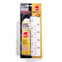 MEC - RB-4/6' - 4 Sockets 13A Independent Switch Extension Strip | Power Bar (6ft / 1.8M) | 2 colour select 