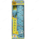 MEC - RT-4USB/6" Power Strips | Power Bar (ALL BLUE) | 4-way Independent Switch + 4 USB Ports | USB Timer with Remote Control | (5.6A / 6-foot) | [Limited Edition]