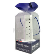 MEC x JT - UKT-312 (White) Multi-function Socket | 12 x 13A + 2 x USB + 2 x Type-C | 1.8m Cable Length