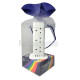 MEC x JT - UKT-312 (White) Multi-function Socket | 12 x 13A + 2 x USB + 2 x Type-C | 1.8m Cable Length