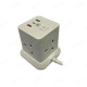 MEC x JT - UNF-A04 Cube Extension Socket | Multi-function Socket | 4 *13A + 2*USB + 1*Type-C | 2M Cable Length | 2 Colors Available