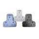 MEC x JT - WW07-G3C-PD 萬能插蘇 | T型智能拖板 | 充電器 (13A x 3 + USB x 2 + Type-C x 1) | 3色自選