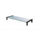 MEC - TB502B Multi-purpose Glass / Monitor Stand - Black(53 x 25.2 x 9cm)