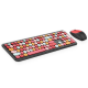 MOFII 666 COLOURFUL 2.4G Wireless keyboard mouse combo set - Black(780-4043)