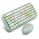 MOFii CANDY COLORFUL 2.4G Wireless Keyboard Mouse Combo Set - Green