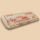 MOFII CANDY M Wired White Light Mechanical Keyboard-Apricot(780-4048)