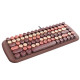MOFII CANDY M Wired White Light Mechanical Keyboard-Brown(780-4049)