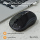 Mofii Momo M5DM 蓝牙无线双模滑鼠 (黑色) | 支援Window+Mac | 多色自选