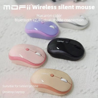 Mofii Momo M5DM 蓝牙无线双模滑鼠 (黑色) | 支援Window+Mac | 多色自选