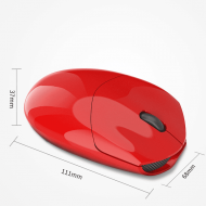 MOFII SM-398 BT Bluetooth Mouse - Red (780-4033)