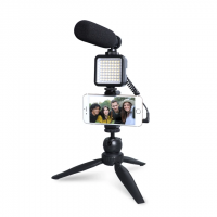 MAONO Professional Vlog Microphone with LED Light Set (AU-CM11PL)