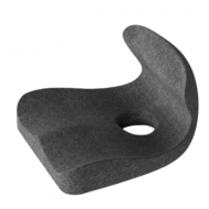 MedS Support Seat Cushion with Lumbar Support (All Grey)