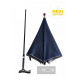 Meds Support - Elderly Umbrella+Walking Stick(Cane Crutches) 2-in-1|Adjustable Height|Comes With Umbrella Cover