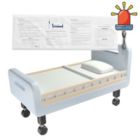 MEDS Cordless Bed Sensor alarm system | Size: about 76*50cm