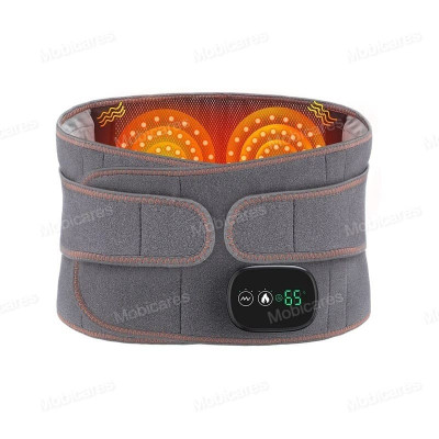 MedS Support Dual Infrared Light Heating Massaging Waist Belt