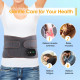 MedS Support Dual Infrared Light Heating Massaging Waist Belt|Relieve Muscle Soreness|Wireless